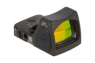 The Trijicon RMR type 2 adjustable LED Reflex sight features a durable OD green Cerakote finish on an aluminum chassis